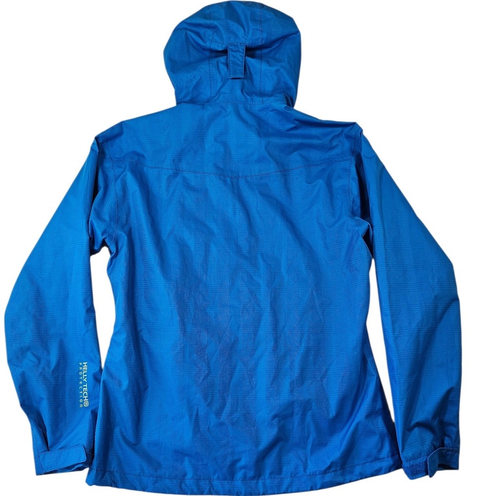 Helly Hansen Womens Helly Tech Protection Rain Jacket Blue Hooded Shell Size M - Picture 3 of 16